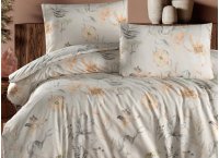 Постельное белье ранфорс First Choice - Homesko Amaris Storm 100х200х30 см (Turkey), полуторный